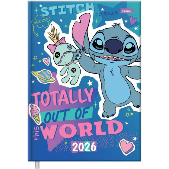 Agenda 2026 Stitch 176f 13x19cm Pct.c/04