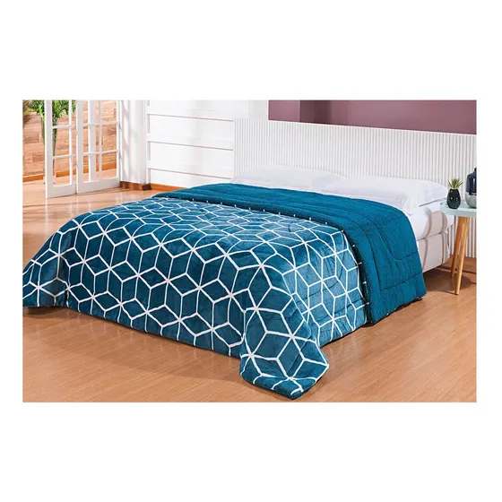 Edredom Queen Size Coberdrom Inverno Capetown Estampas