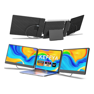 Extensor De Tela De Laptop Kefeya, Monitor Portátil Triplo Extensor De Tela De Laptop Kefeya, Monitor Portátil Triplo