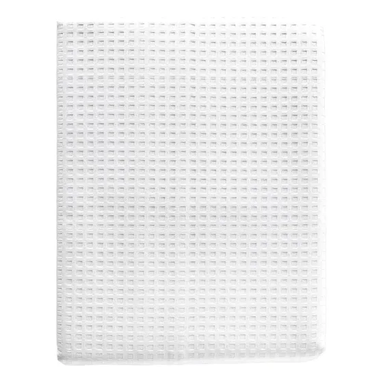 Colcha Solteiro 100% Algodão Piquet Gênova Teka Cores Cor Branco Cinza