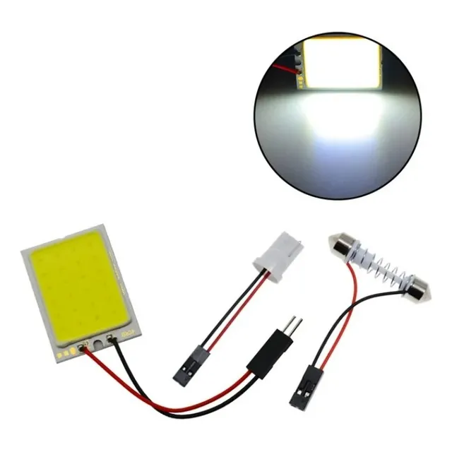 Luz Led Cob Para Techo Baúl Guantera Carro Auto X 2 Unidades