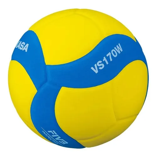Pelota de voleibol infantil VS170w Eva Mikasa Color amarillo/azul