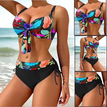 Conjunto Biquini Plus Size Short Fashion Lindo Moda Praia Fx Preto M-50