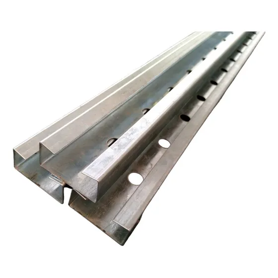 Riel Perfil Unistrut Liviano 3/4   X 1 1/2   , 2,40mts Largo