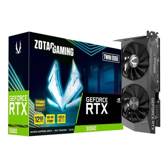 Mercado Livre Placa De Video Zotac Geforce Rtx 3060 Twin Edge 12gb Gddr6 image