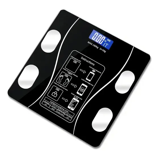 Balanza de baño digital pantalla electrónica hasta 180Kg 12923