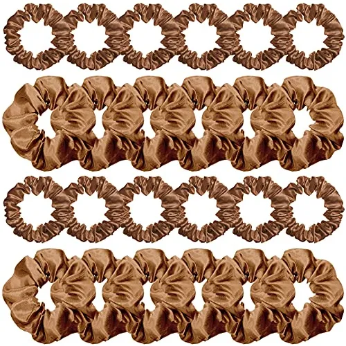 24 Piezas De Pelo Scrunchies Bandas De Pelo Elástico M1c6m