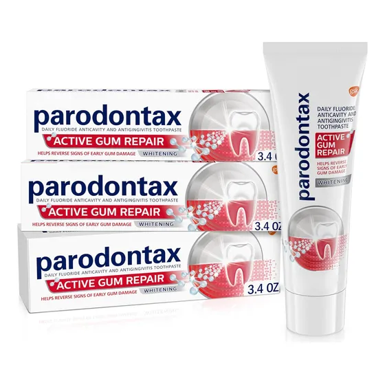 3 Parodontax Active Gum Repair Pasta Dental Blanqueadora