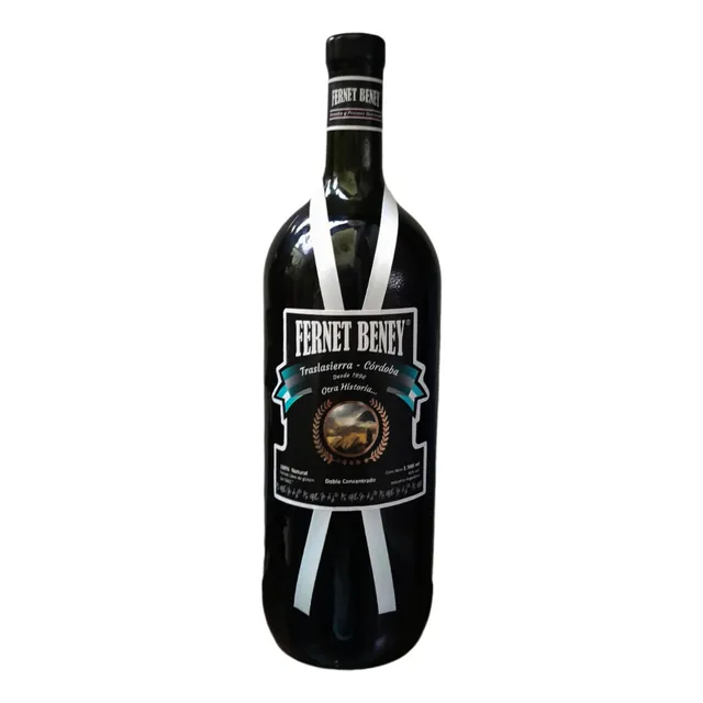 Fernet Beney Botellon 1500ml Libre De Gluten  100% Natural