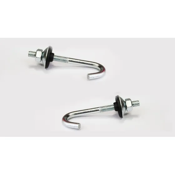 Ganchos Para Techo J 150 X 100 Uni Completo / Chapa / Cercha