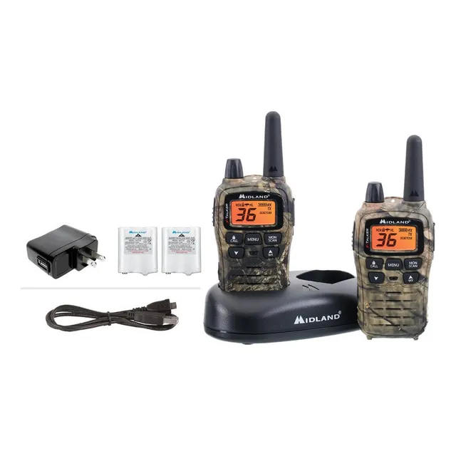 Radios 2 Vias Midland T75vp3 61km (38 Millas) Camuflaje Gmrs/frs