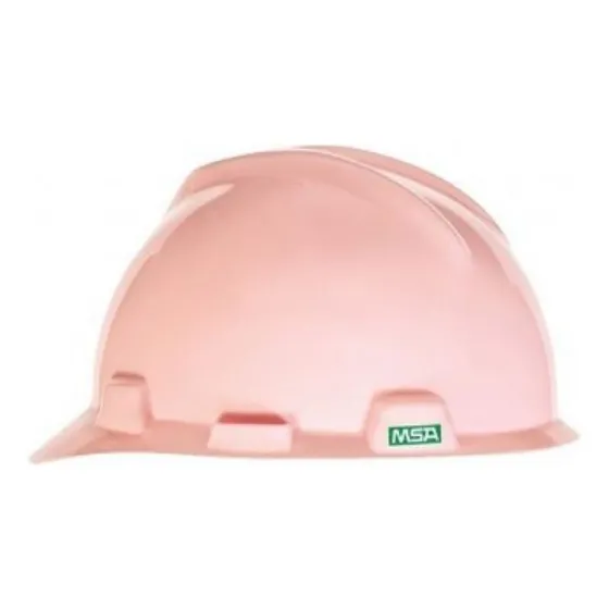 Casco De Seguridad V-gard Rosado Msa