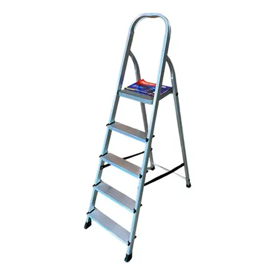 Escalera Plegable En Aluminio 5 Pasos Esf05a Ferton