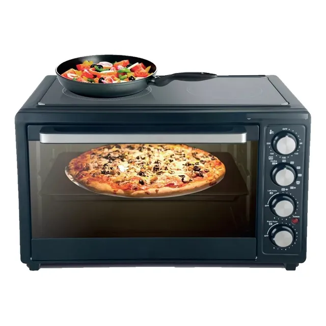 Horno Electrico De Mesa Eldom 50lts 2h Vitroceramica