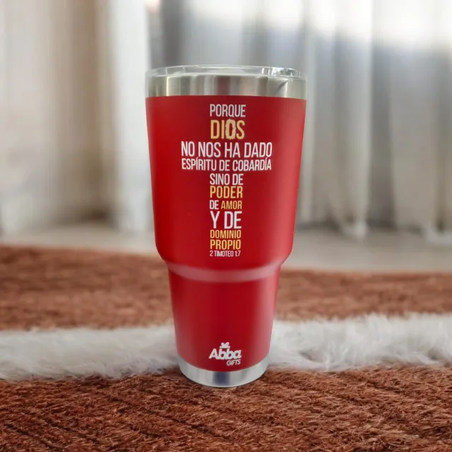 Vaso Contigo Térmico Mensajes Cristianos Marca Abba Gift 24h