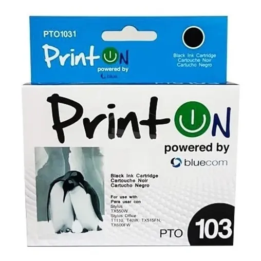 Recargamos Cartucho 103 Tx550w T1110 T40w Printon Negro