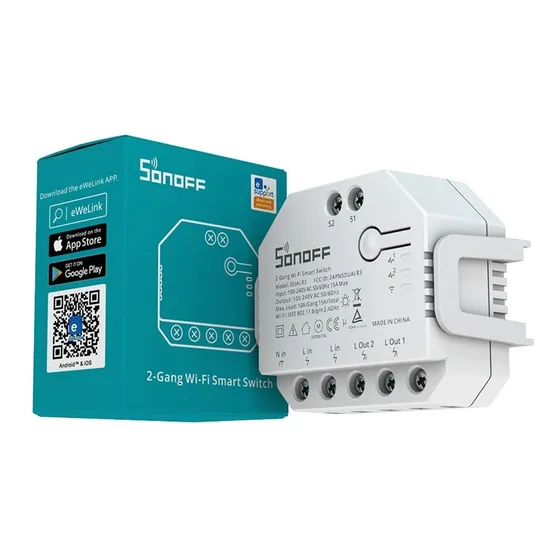 Sonoff Dual R3 Interruptor C/ Medição Wifi Alexa Google Home