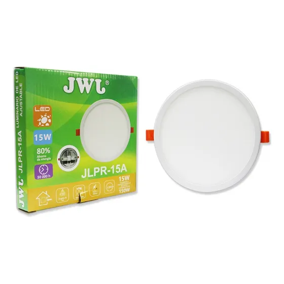 Plafón Ajustable 15w Luz Cálida 10 Piezas Jwj