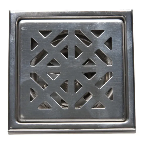 Rejilla Desague Centro Piso 100x100 3piezas Primahierro