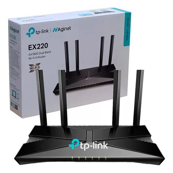Router Ax1800 Tplin Gigabit Wifi 6 Fibra Optica Inter 800mbs