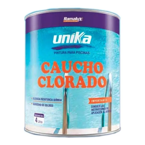 Pintura Para Piscina Caucho Clorado Azul 20 Litros H Y T