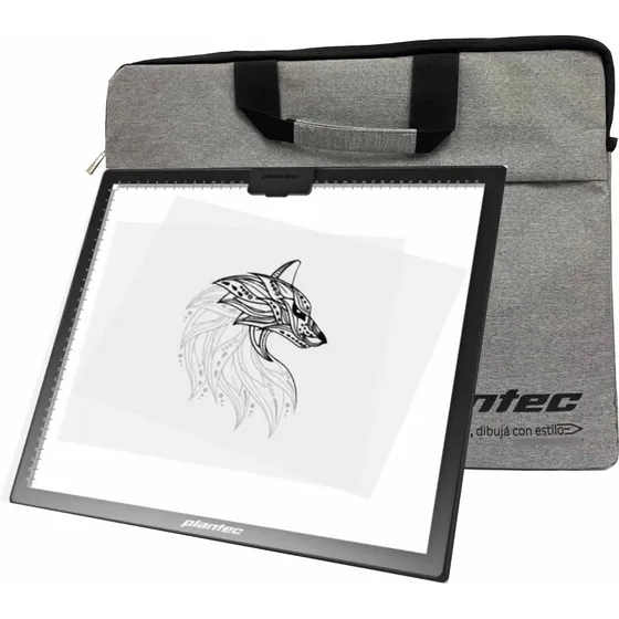 Tablero Plantec Tableta Led A3 Dibujo Luz Accesorios Usb