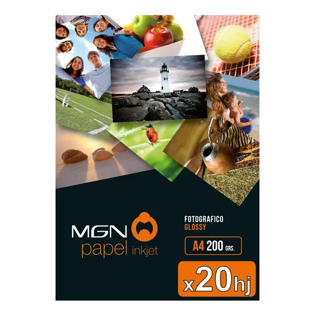 Papel Fotográfico A4 150gr Brillante Gneiss 20 Hojas Glossy