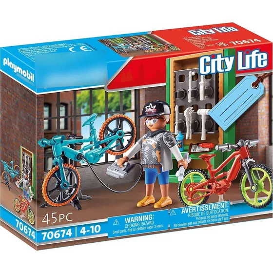 Playmobil 70674 Taller De Bicicletas Electricas