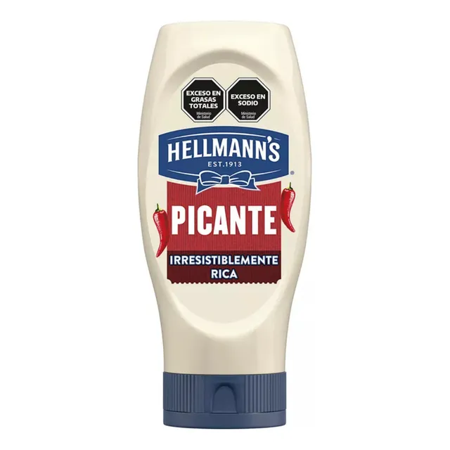 Mayonesa Picante Hellmans  340 Grs