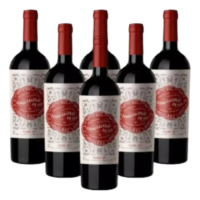 Vino Tinto Zorro Salvaje Malbec Huentala Wines Caja X6 U