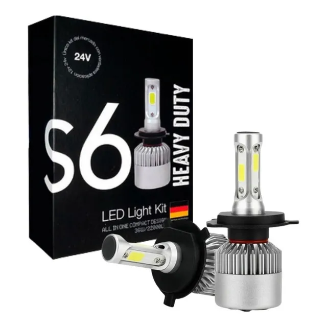 Foco Led 24v Rally Dakar H4 Auto/camioneta