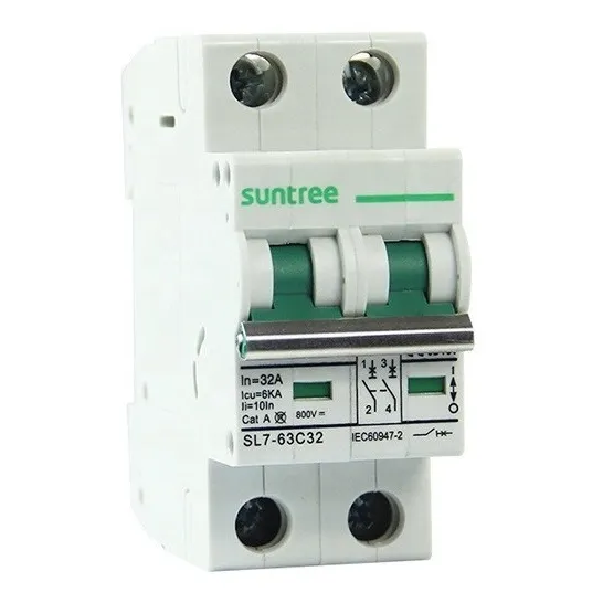 Interruptor Dc Suntree 2 Fases 20a 550v C/polaridad Fotovolt