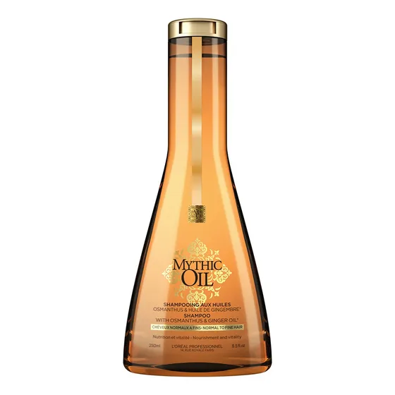 Shampoo L'Oréal Professionnel Mythic Oil Nutritivo para cabellos finos en botella de 250mL por 1 unidad