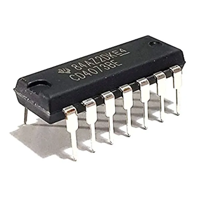 Cd4073b 4073 Dip14 Triple.3.input.and.gate X 5u
