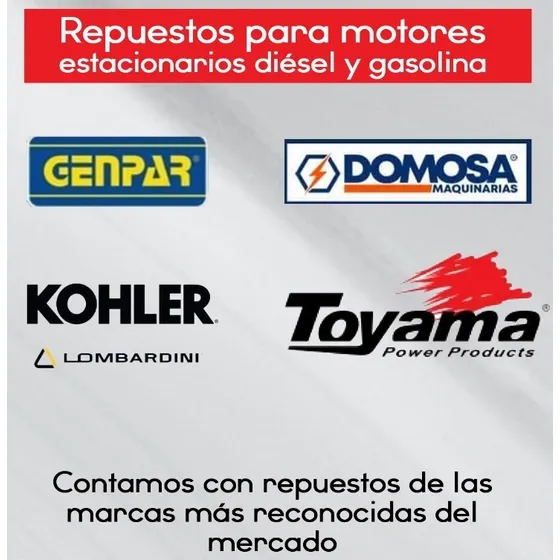 Repuestos Motor Gasolina  Diesel Toyama Domopower Lombardini