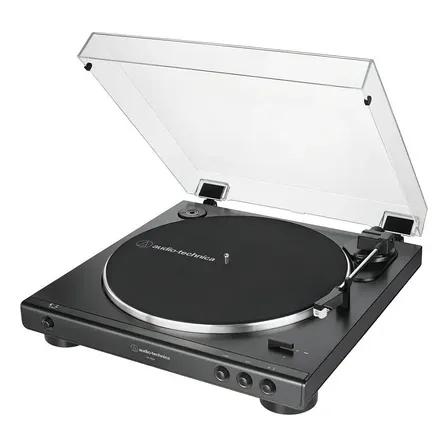 Toca Discos Vinil Audio Technica At-lp60x Automático Cor Preto 127v