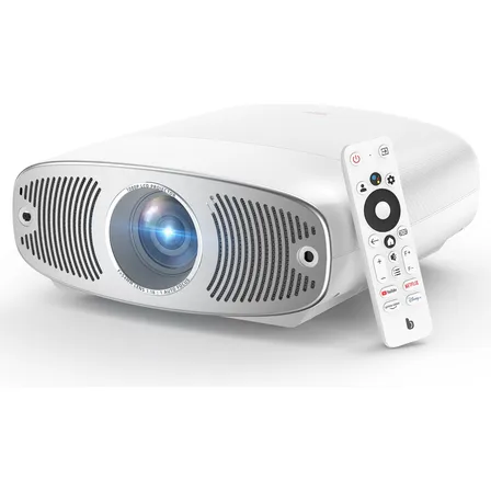 Projetor Bettdow Android Google Tv 1000 Ansi 4k Hdr10+ Full Hd Wi-fi Branco 127/220v