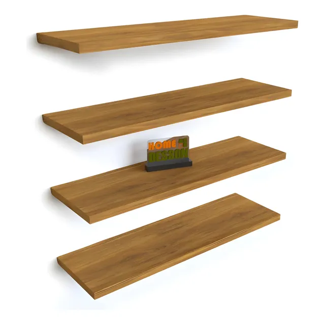 Repisas Flotantes Modernas 50 Cm Set X 4 Decoracion Moderna
