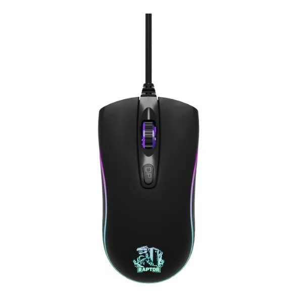 Mouse Raptor Storm Grip 4 Botones 3600dpi 7 Colores