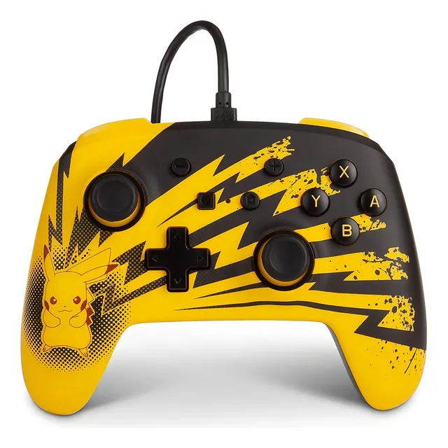 Control Pro Alambrico Nintendo Switch Pikachu