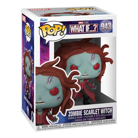 Pop Marvel: What If - Zombie Scarlet Witch cabeza Oscilante