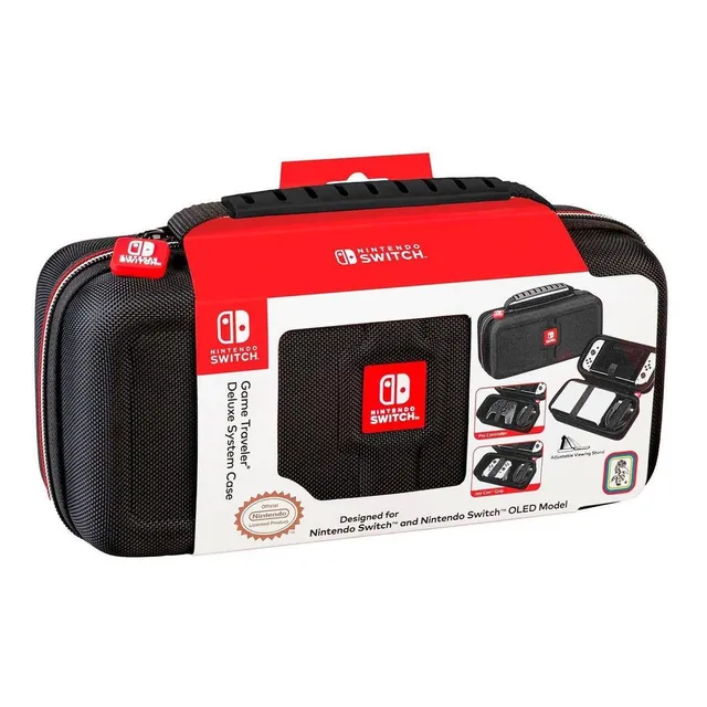 Estuche Game Traveler Deluxe Case Oled 1680-bik Color Negro