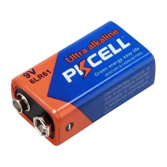 Batería| 9v | Ultra Alkalina | Pkcell. 