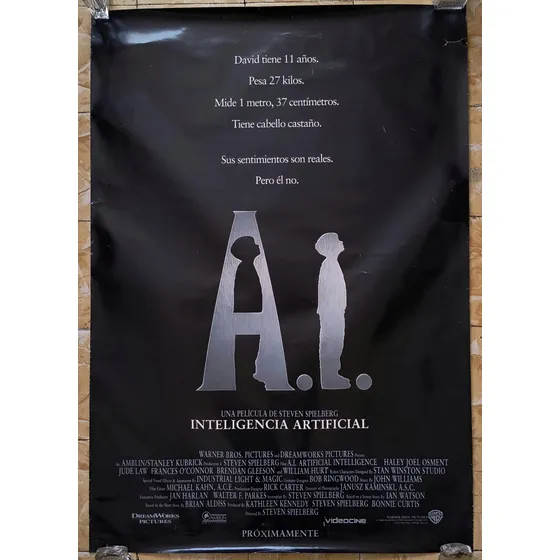 Póster Original Cine Inteligencia Artificial Spielberg