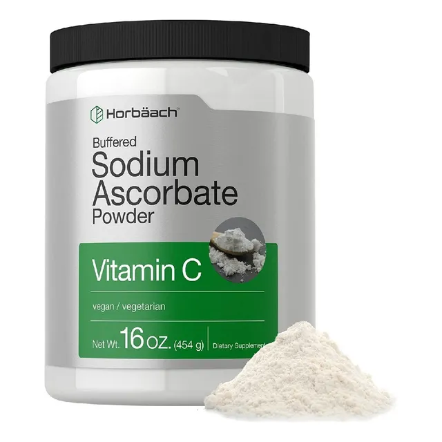 Ascorbato De Sodio Vitamina C Horbäach (454 G) Sabor Neutro
