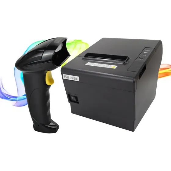 Impressora Não 80mm Usb+ Leitor Código Barras Cor Preta 127/220V