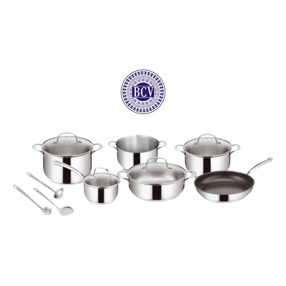 Lagostina Bateria Acero Inoxidable 13pz