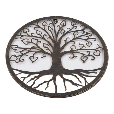 Decoración De Pared De Árbol Con Forma De Arte De Metal, Art