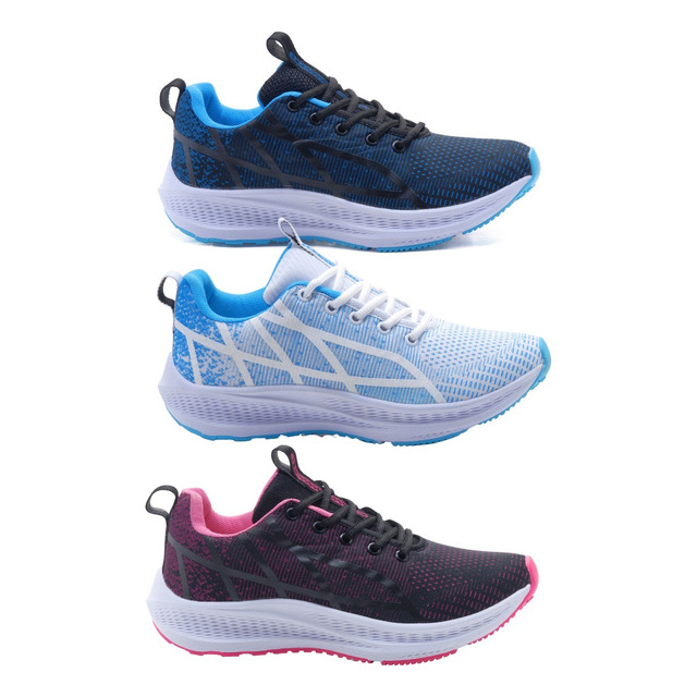 TĂȘnis Feminino Academia - Kit 3 TĂȘnis Super ConfortĂĄveis TĂȘnis Feminino Academia - Kit 3 TĂȘnis Super ConfortĂĄveis