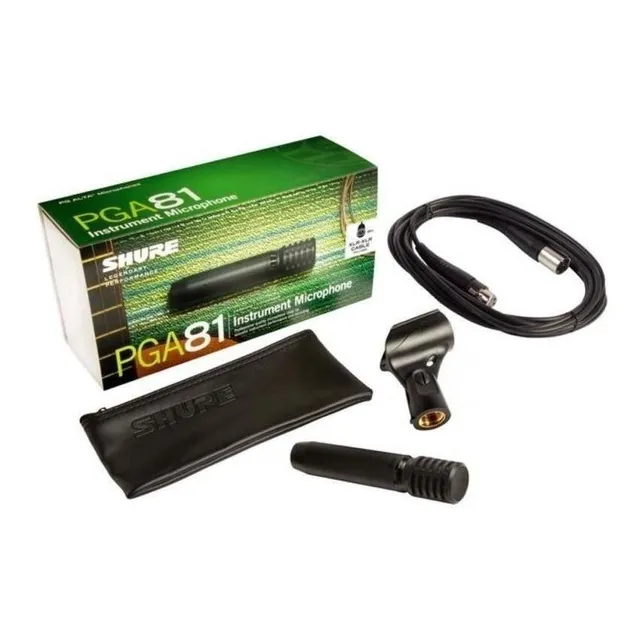 Pga81-xlr Shure Microfono Color Negro